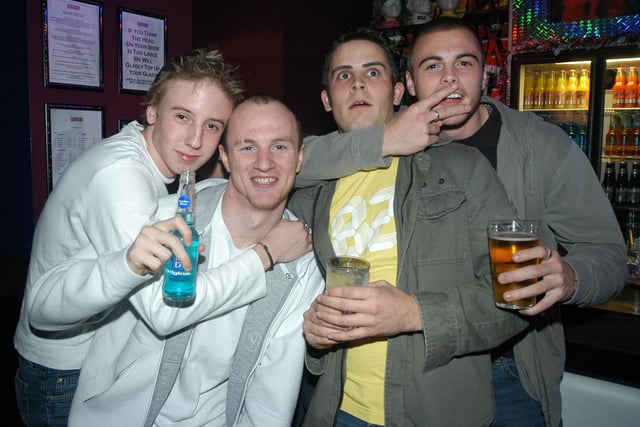 Clubbers on a night out at Reflex in 2004