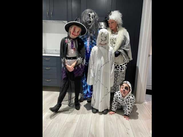 Another terrifying picture of the whole family getting in on the fun! Photo by Louby Lou.