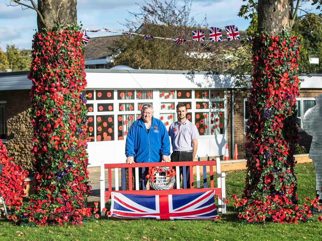 Leon McAnally (right) and resident Philip Charity (left). Photo: Kirsty Edmonds.