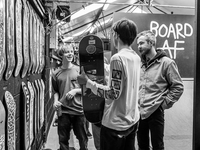 BOARD AF launched its new skate shop and mini ramp for the skateboarding community at Unit G, Five Stones, Littlehampton, with a Halloween party on Sunday. Pictures: Sue Surita