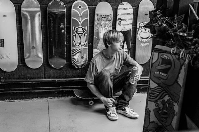BOARD AF launched its new skate shop and mini ramp for the skateboarding community at Unit G, Five Stones, Littlehampton, with a Halloween party on Sunday. Pictures: Sue Surita