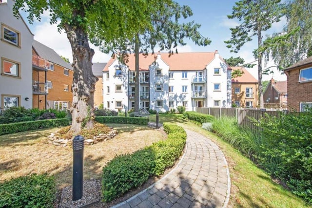 Two bedroom garden view retirement apartment at Wardington Court in Welford Road, Northampton, with a guide price of £280,000. Marketed by McCarthy and Stone / Rightmove