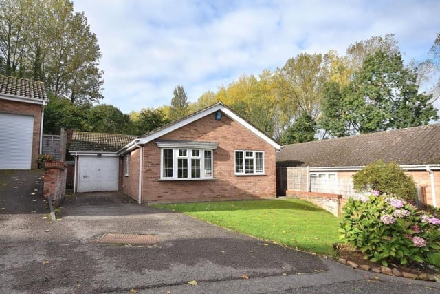 Detached three-bedroom bungalow in Crabb Tree Drive, Northampton, on the market for £285,000. Marketed by Edward Knight Estate Agents / Rightmove