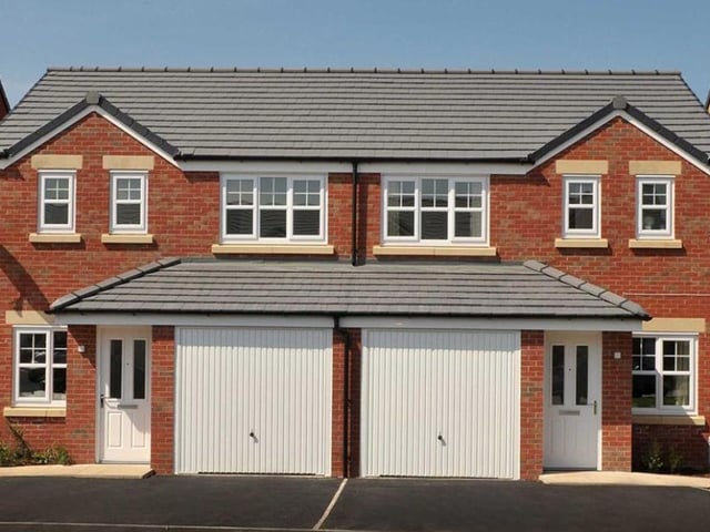 Semi-detached three-bedroom new-build home in Boughton Green Road, Northampton, is on the market for £286,950. Marketed by Persimmon Homes / Rightmove.