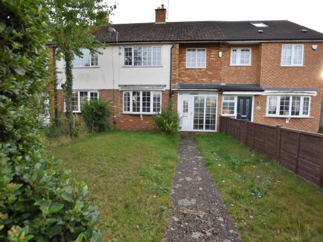 Three-bedroom, mid-terrace, home in Harlestone Road, Northampton, is on the market for £287,500. Marketed by Cotters / Rightmove