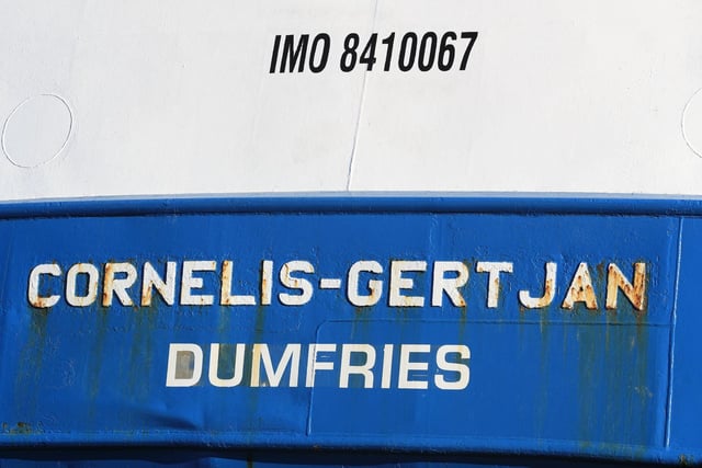 The Cornelis Gert Jan pictured at Le Havre after being detained by French authorities