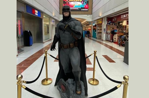 Did you spot the life size superheroes?