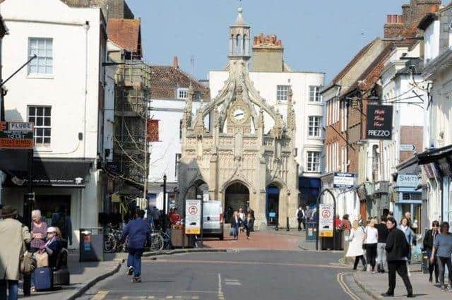 Central Chichester has seen rates of positive Covid cases rise by 73.9 per cent in a week, from 246.1 cases per 100,000 people to 428