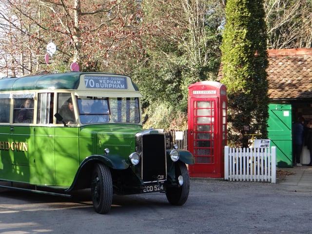 Amberley Museum: Christmas at Amberley. A range of activities including the chance to explore the 12 days of Christmas family trail and send Father Christmas a telegram in the Connected Earth building. Picture by Rebecca Main