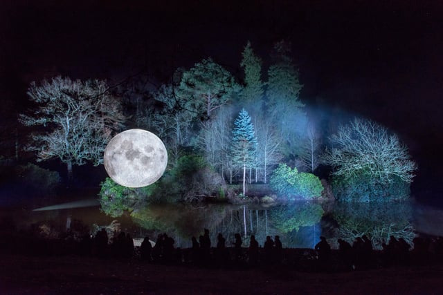 Leonardslee Gardens: Illuminated Spectacular 2021. The historic Grade I Listed gardens in Horsham will be lit up with light displays and large-scale installations throughout the estate, with live music and theatrical performances. Photo by Ray Gibson
