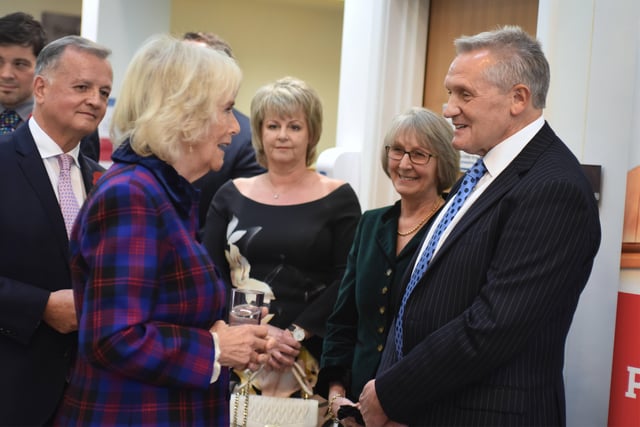 The Duchess of Cornwall visits St Wilfrid's Hospice in Eastbourne for its 40th anniversary. SUS-210511-094908001