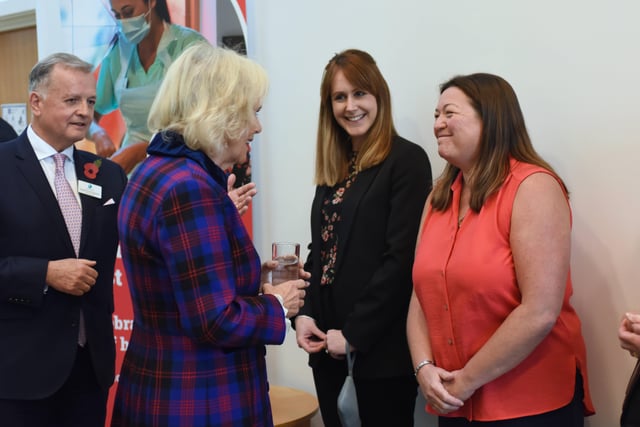 The Duchess of Cornwall visits St Wilfrid's Hospice in Eastbourne for its 40th anniversary. SUS-210511-094932001
