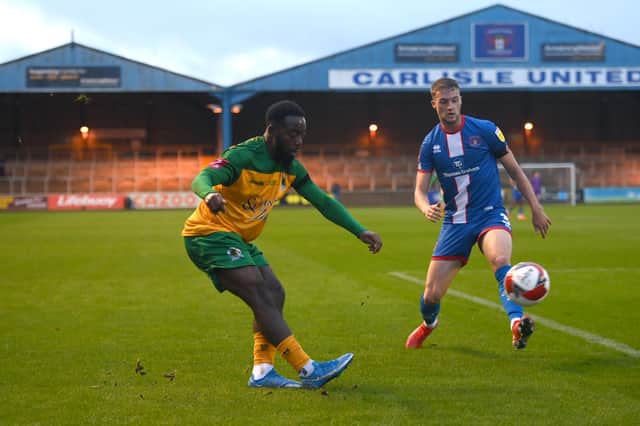 Action from Horsham's FA Cup first round clash at Carlisle United. Picture by Stu Forster/Getty Images