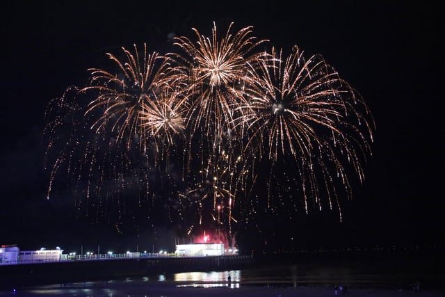 Worthing's fireworks event saw a spectacular end-of-the-pier display, funfair, stalls and more