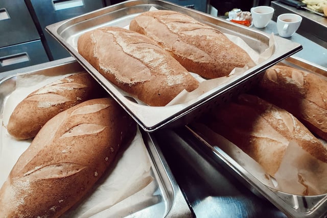 La Bella Vista in St Leonards.

Homemade bread made daily. SUS-210611-131311001