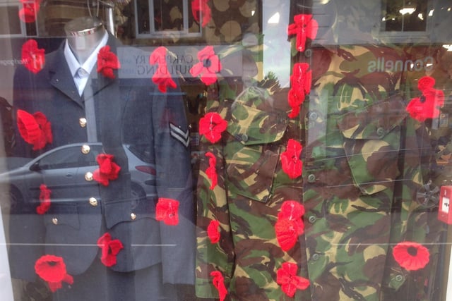 One of the window displays