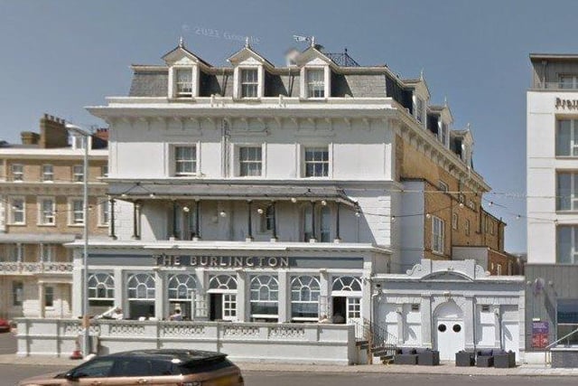 The Burlington Hotel, in Marine Parade, Worthing, offers 4 Silver Star guest accommodation, right on the seafront, with easy access to the shops in the town centre. Picture: Google Maps.
