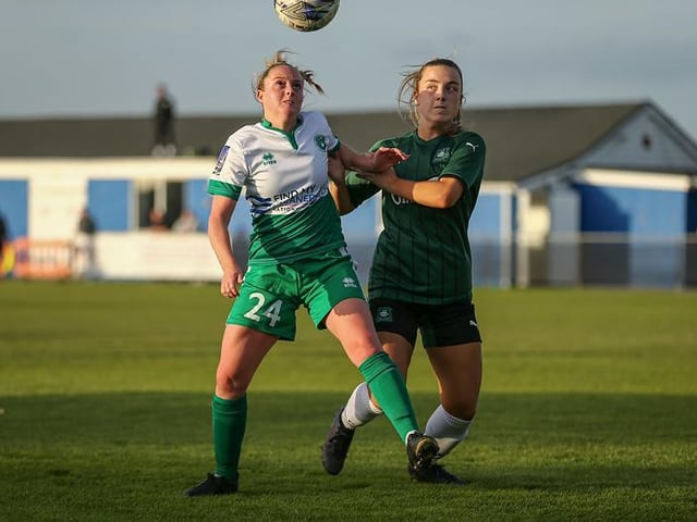 Action from Chichester and Selsey Ladies' FA WNL Cup win over Plymouth / Picture: Sheena Booker