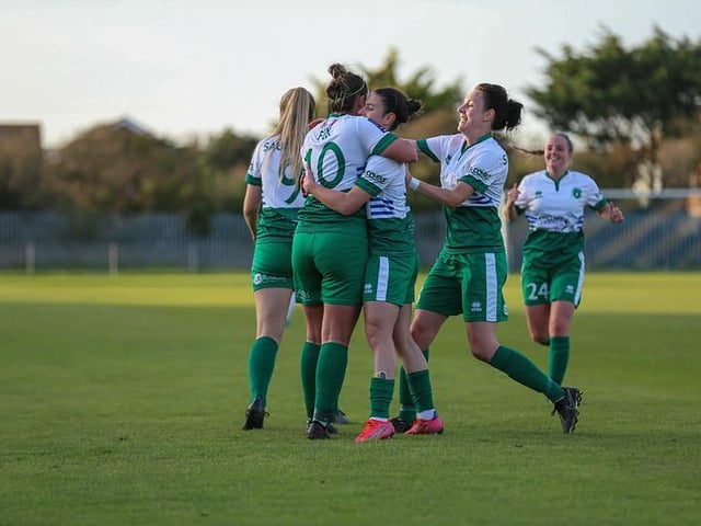 Action from Chichester and Selsey Ladies' FA WNL Cup win over Plymouth / Picture: Sheena Booker