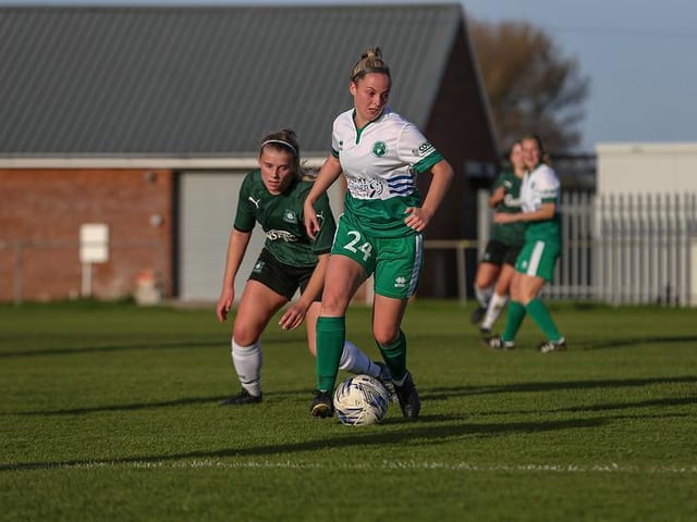 Action from Chichester and Selsey Ladies' FA WNL Cup win over Plymouth / Picture: Sheena Booker