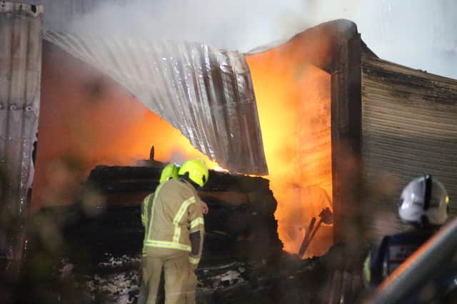 Fire crews battle Loxwood blaze