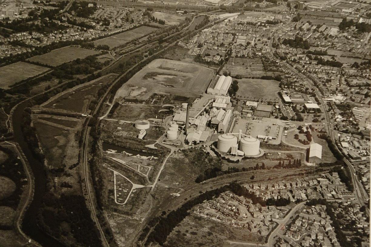 British Sugar Corporation. An aerial shot showing the site.
