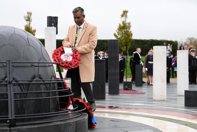 Armistice Day at MK Rose. Photograph Jane Russell