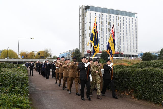 Armistice Day at MK Rose. Photograph Jane Russell