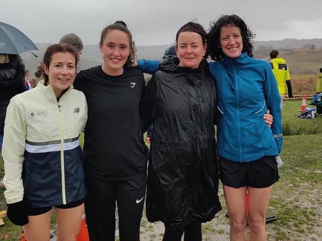 Hastings AC's Jenna levett, Grace Baker, Clare Tomlinson, Mary Sanderson
