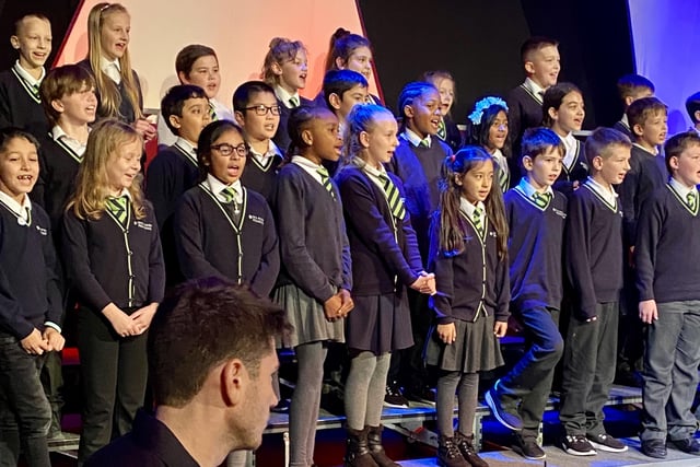 Abbotsmede at Peterborough Sings! Schools' Singing Day at The Cresset