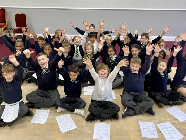 Abbotsmede at Peterborough Sings! Schools' Singing Day at The Cresset