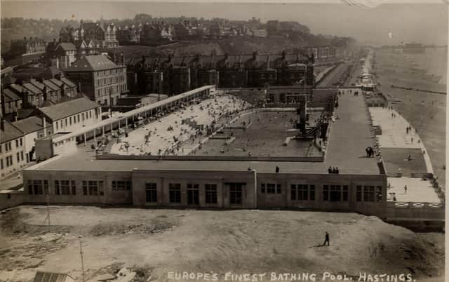 Sidney Little’s Bathing Pool was officially opened on May 27 1933  and saw 33,000 visitors in its first week
