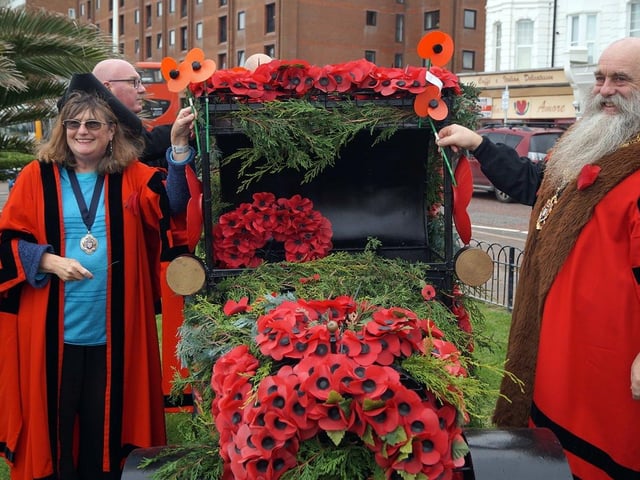 The Bexhill ‘Poppy Car’ has returned for 2021. Photo by Derek Canty. SUS-210411-161802001