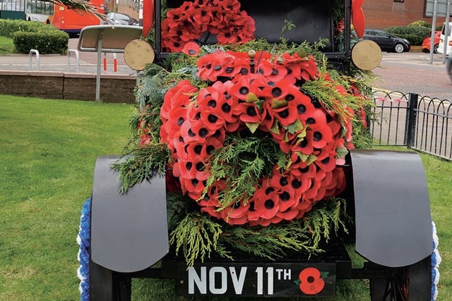The Bexhill ‘Poppy Car’ has returned for 2021. Photo by Derek Canty. SUS-210411-161425001