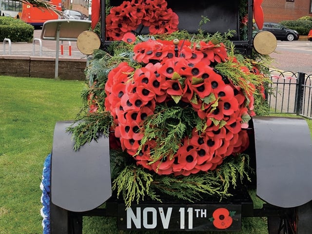 The Bexhill ‘Poppy Car’ has returned for 2021. Photo by Derek Canty. SUS-210411-161425001