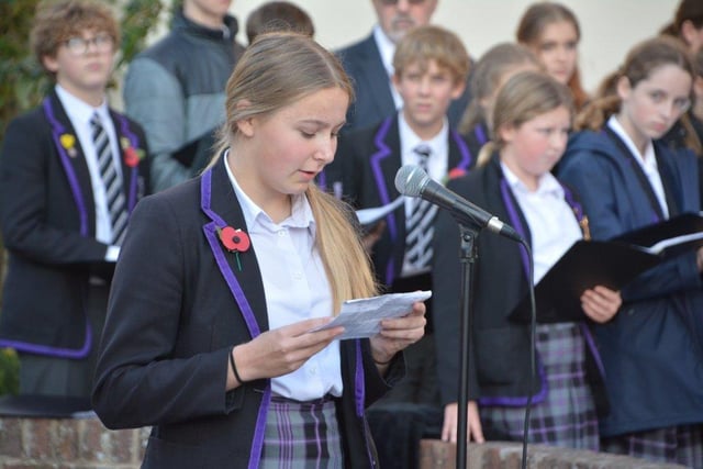 Remembrance Day 2021 at Shoreham College
