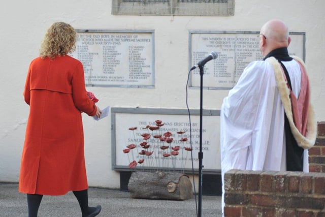 Remembrance Day 2021 at Shoreham College