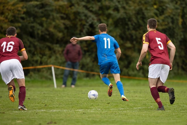 Action from Bosham's 4-0 win at Fishbourne in the Sussex Intermediate Cup / Picture: Chris Hatton