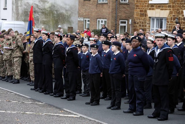 Cadets from across Wellingborough and district joined the parada