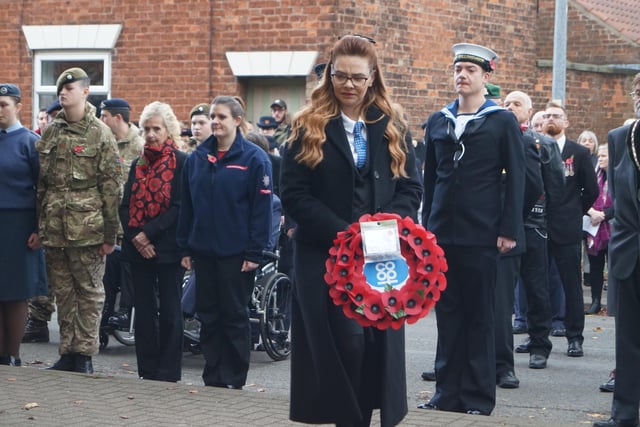 Market Rasen Remembrance Sunday wreath laying EMN-211114-171629001