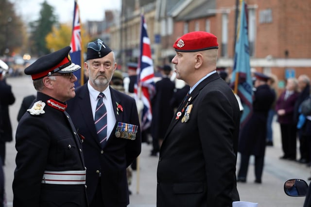 Inspection of the parade by Lord Lt James Saunders Watson