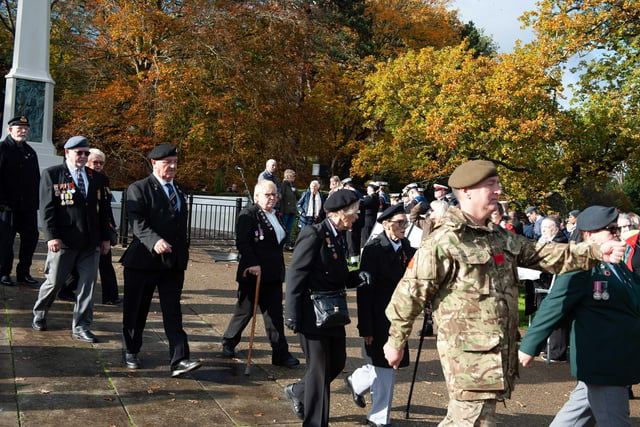 Hastings Remembrance service 2021. Photo by Frank Copper SUS-211114-154225001