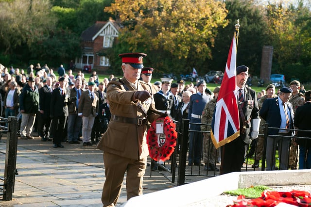 Hastings Remembrance service 2021. Photo by Frank Copper SUS-211114-153940001