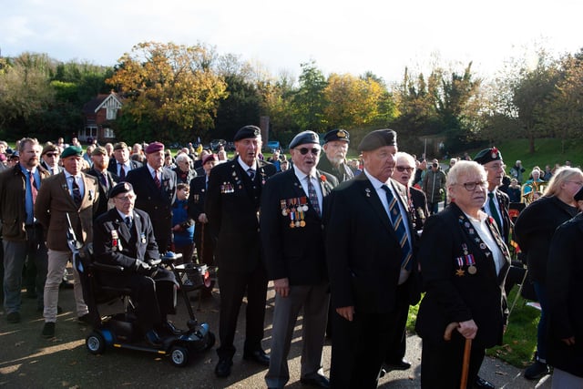 Hastings Remembrance service 2021. Photo by Frank Copper SUS-211114-154002001