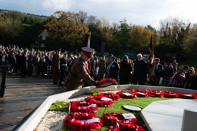 Hastings Remembrance service 2021. Photo by Frank Copper SUS-211114-153951001