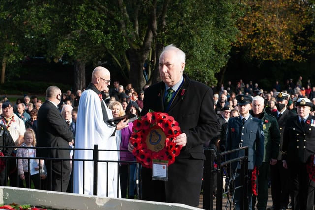 Hastings Remembrance service 2021. Photo by Frank Copper SUS-211114-153315001