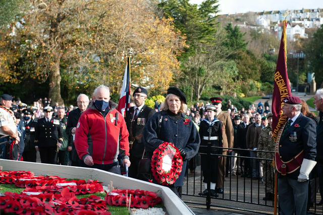 Hastings Remembrance service 2021. Photo by Frank Copper SUS-211114-153739001