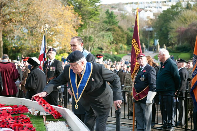 Hastings Remembrance service 2021. Photo by Frank Copper SUS-211114-153728001