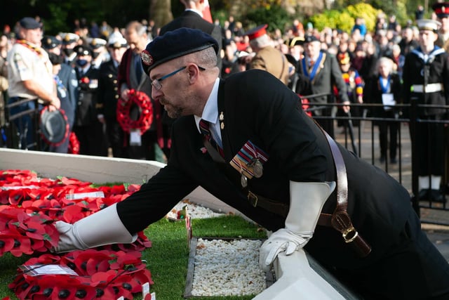 Hastings Remembrance service 2021. Photo by Frank Copper SUS-211114-153655001