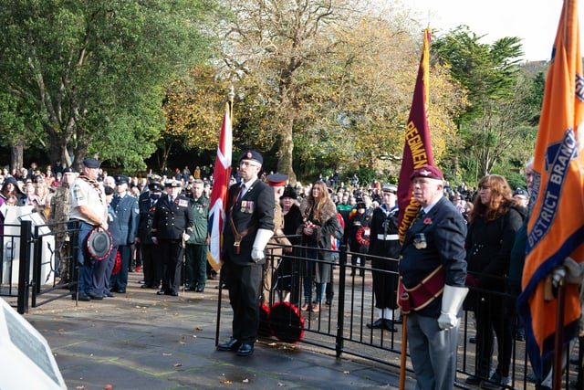 Hastings Remembrance service 2021. Photo by Frank Copper SUS-211114-153549001